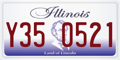 IL license plate Y350521