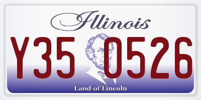 IL license plate Y350526