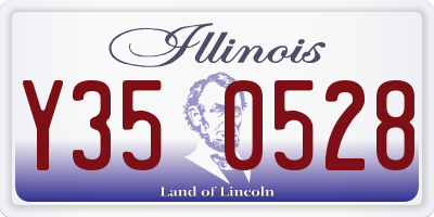 IL license plate Y350528