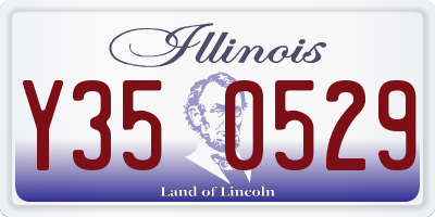 IL license plate Y350529