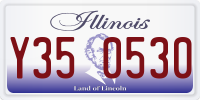 IL license plate Y350530