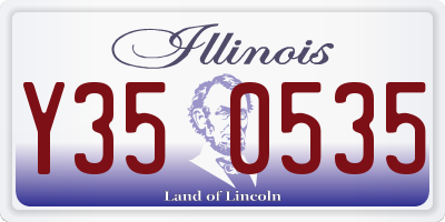 IL license plate Y350535