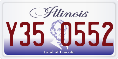 IL license plate Y350552