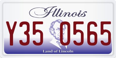 IL license plate Y350565
