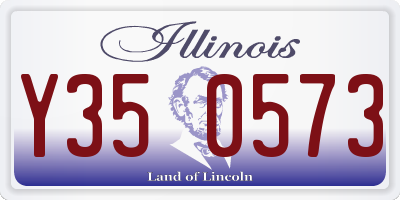 IL license plate Y350573
