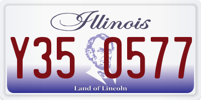 IL license plate Y350577