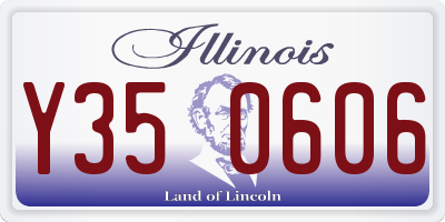 IL license plate Y350606