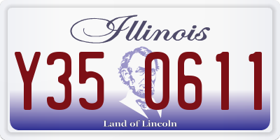 IL license plate Y350611