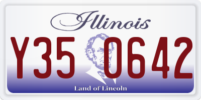 IL license plate Y350642