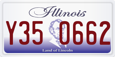 IL license plate Y350662