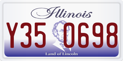 IL license plate Y350698