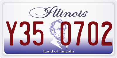 IL license plate Y350702
