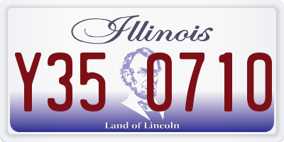 IL license plate Y350710