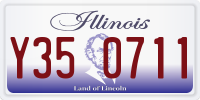 IL license plate Y350711