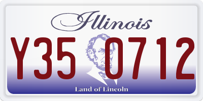 IL license plate Y350712