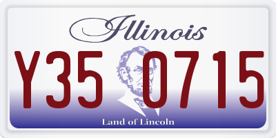 IL license plate Y350715