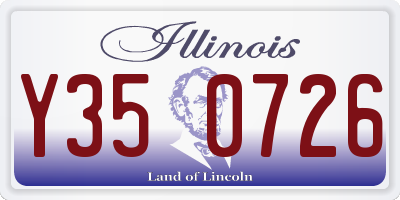 IL license plate Y350726