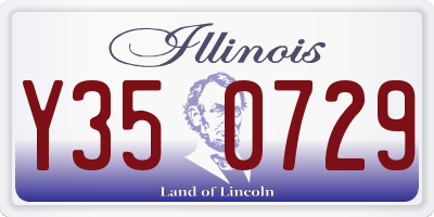 IL license plate Y350729