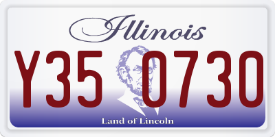 IL license plate Y350730