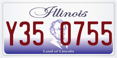 IL license plate Y350755