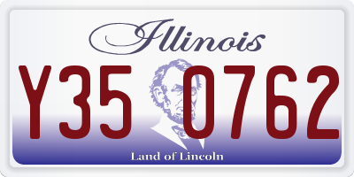 IL license plate Y350762