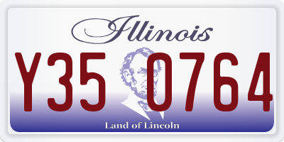 IL license plate Y350764