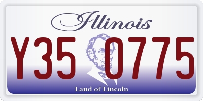 IL license plate Y350775