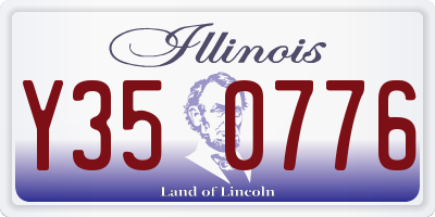 IL license plate Y350776