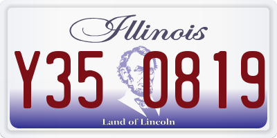 IL license plate Y350819