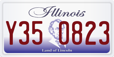 IL license plate Y350823