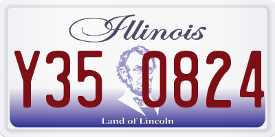 IL license plate Y350824