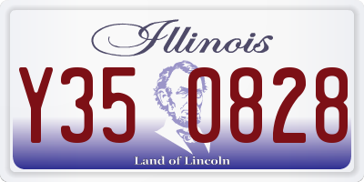 IL license plate Y350828