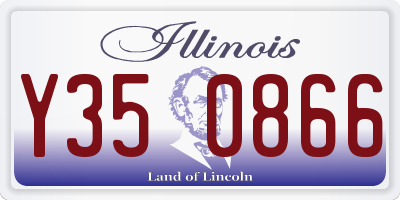 IL license plate Y350866