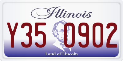 IL license plate Y350902