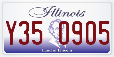 IL license plate Y350905