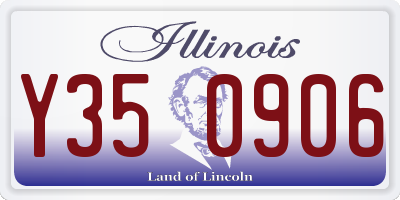 IL license plate Y350906