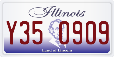 IL license plate Y350909