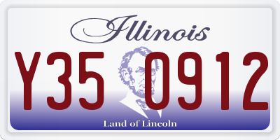 IL license plate Y350912
