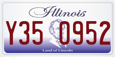 IL license plate Y350952
