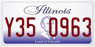 IL license plate Y350963