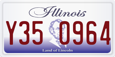 IL license plate Y350964