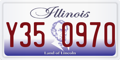 IL license plate Y350970