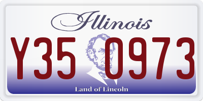 IL license plate Y350973