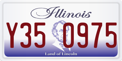 IL license plate Y350975