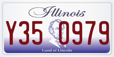 IL license plate Y350979