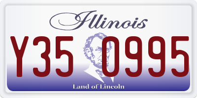 IL license plate Y350995