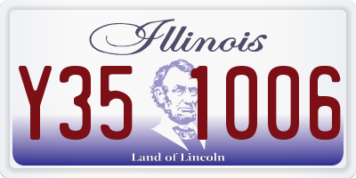 IL license plate Y351006