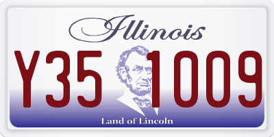 IL license plate Y351009