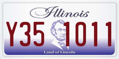 IL license plate Y351011