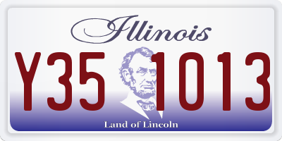 IL license plate Y351013